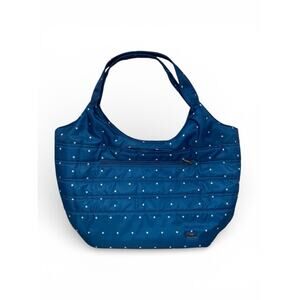 LUG Gondola Slouch Shoulder Bag Tote Purse Blue Ocean Dot Original Carry all